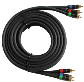 RGB Audio2000S ADC2201P 3.3 ft PCOCC Component Video Cable with Foamed PE Insulation 